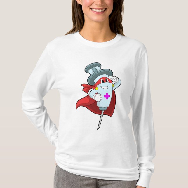 T-shirt Hero as Nurse (Devant)