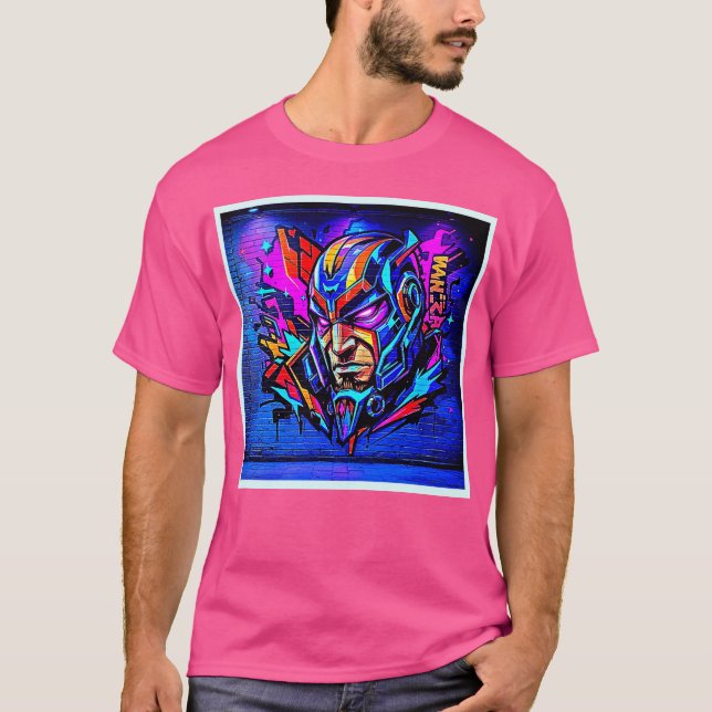 T-shirt Hero Graffiti Burn (Devant)