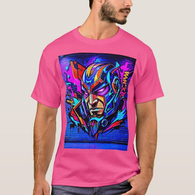 T-shirt Hero Graffiti Burn (Devant)