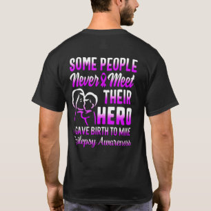 T-shirt Héroïne de sensibilisation à l'épilepsie Crise Mèr