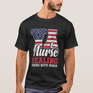 T-shirt Héroïques Infirmières de la VA avec Honneur