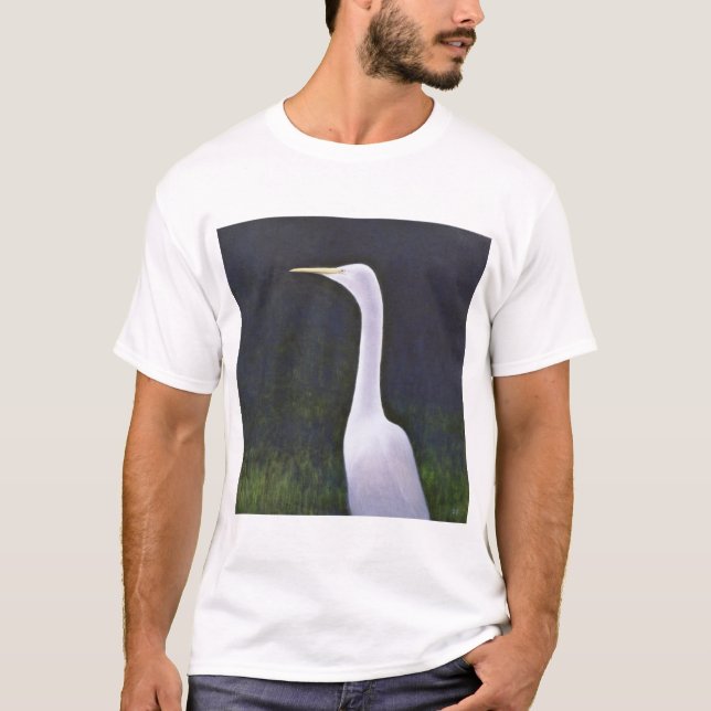 T-shirt Héron blanc (Devant)