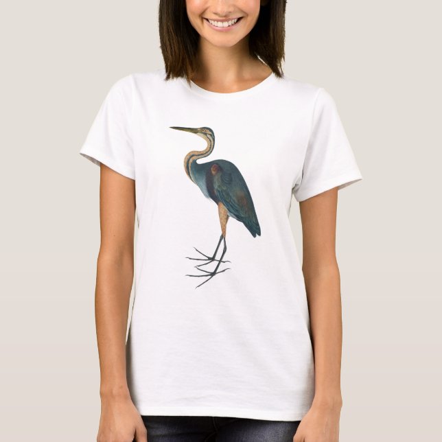 T-shirt Héron bleu 3 (Devant)