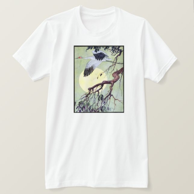 T-shirt Héron en vol (Design devant)
