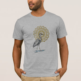 T-shirt Heron Mandala