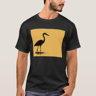 T-shirt Héron - obscurité adulte