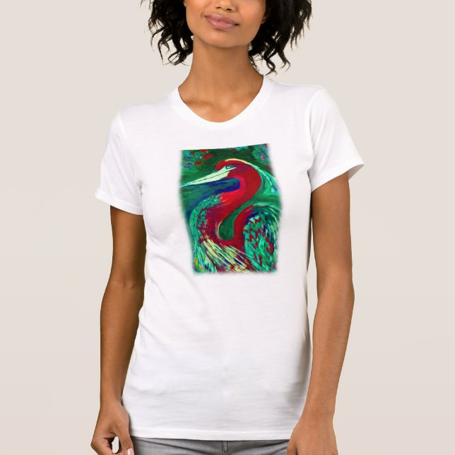 T-shirt Héron rouge (Devant)