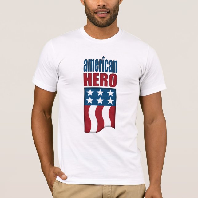 T-shirt Héros américain (Devant)