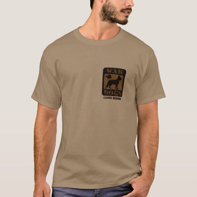 T-shirt Héros canins américains (Devant)