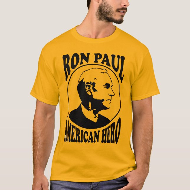 T-shirt Héros d'Américain de Ron Paul (Devant)