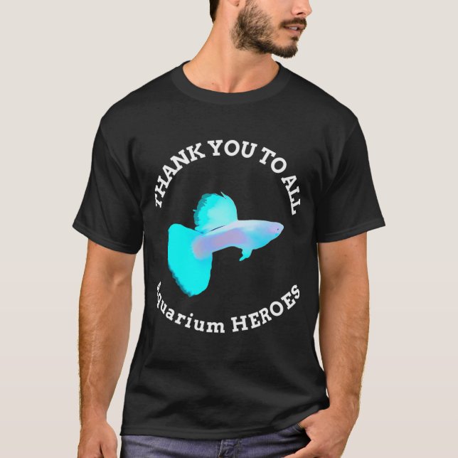 T-shirt Héros d'aquarium (Devant)