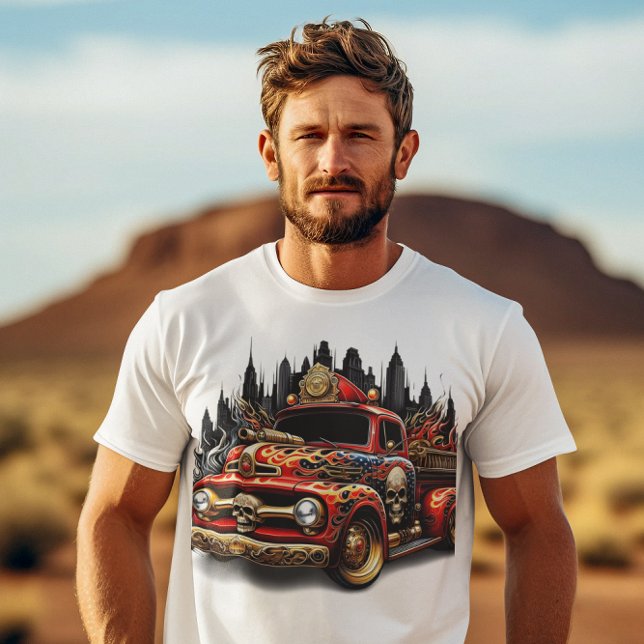 T-shirt Héros de camion de pompiers (Créateur téléchargé)