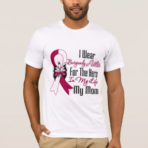 T-shirt Héros de cancer de la tête et du cou ma maman