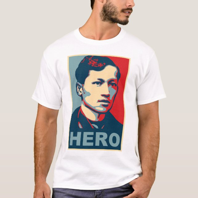 T-shirt Héros de Jose Rizal (Devant)