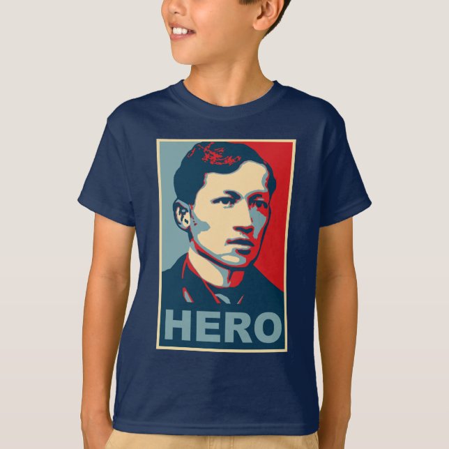 T-shirt Héros de Jose Rizal (Devant)