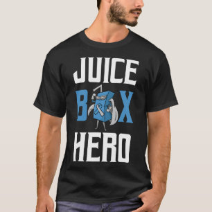 T-shirt Héros de la boîte de jus diabète ruban bleu endocr