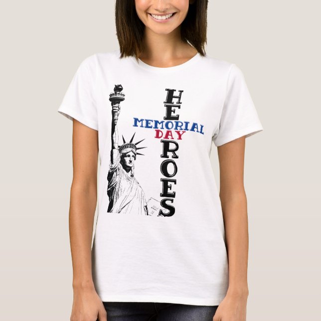 T-shirt Héros de la fête commémorative (Devant)