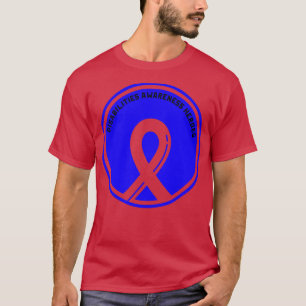 T-shirt Héros de la sensibilisation aux handicaps pour la 