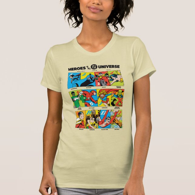 T-shirt Héros de l'univers DC™ (Devant)