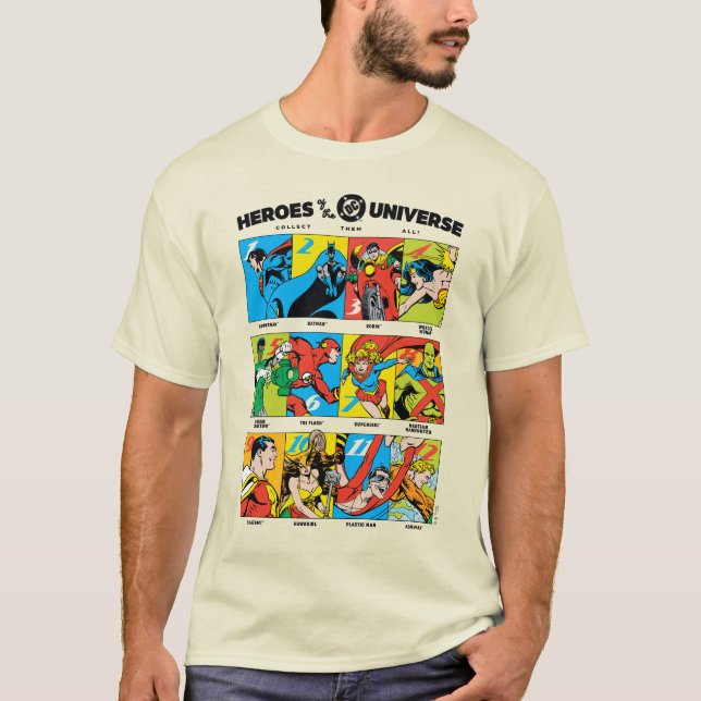 T-shirt Héros de l'univers DC™ (Devant)