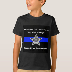 T-shirt Héros de police de soutien