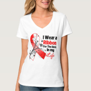 T-shirt Héros de ruban de carcinome malpighien dans ma vi