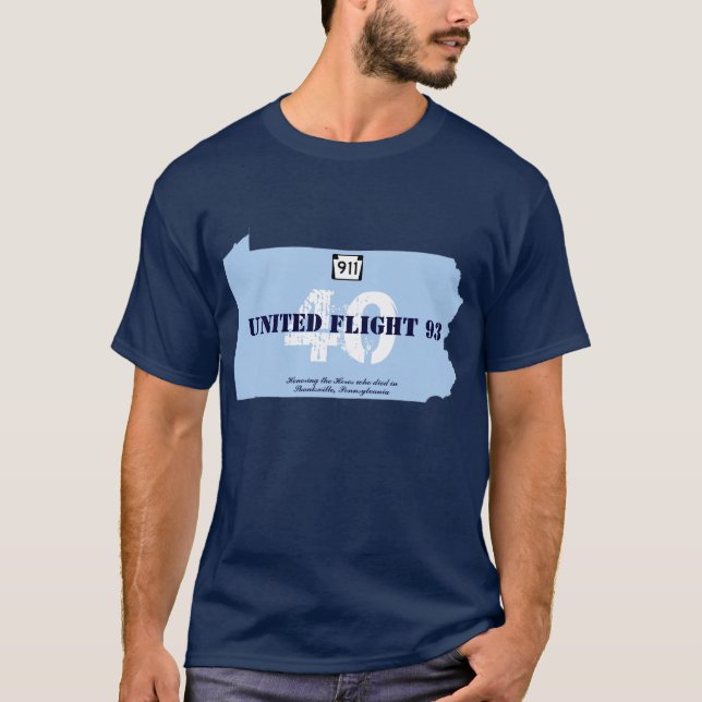 T-shirt Héros de Shanksville (Devant)