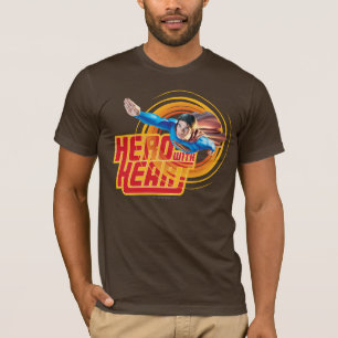 T-shirt Héros de Superman avec coeur