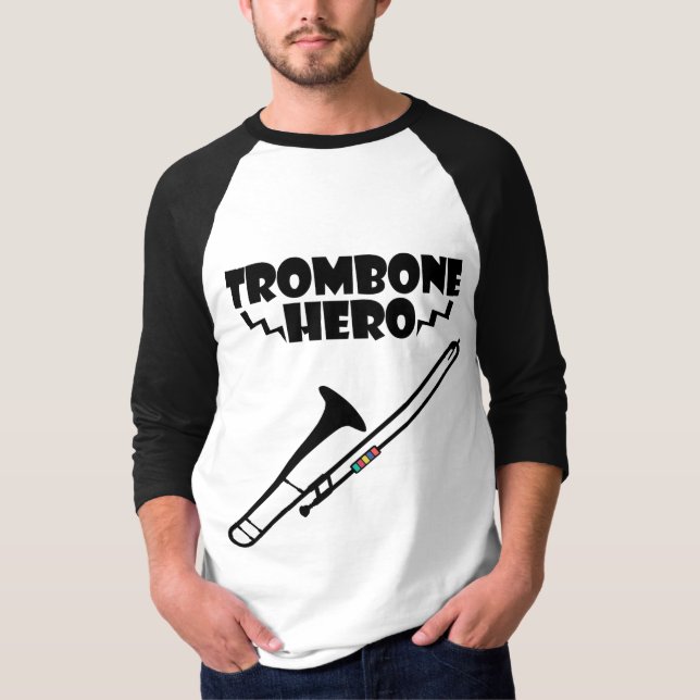 T-shirt Héros de trombone (Devant)
