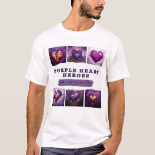 T-shirt Héros du coeur pourpre