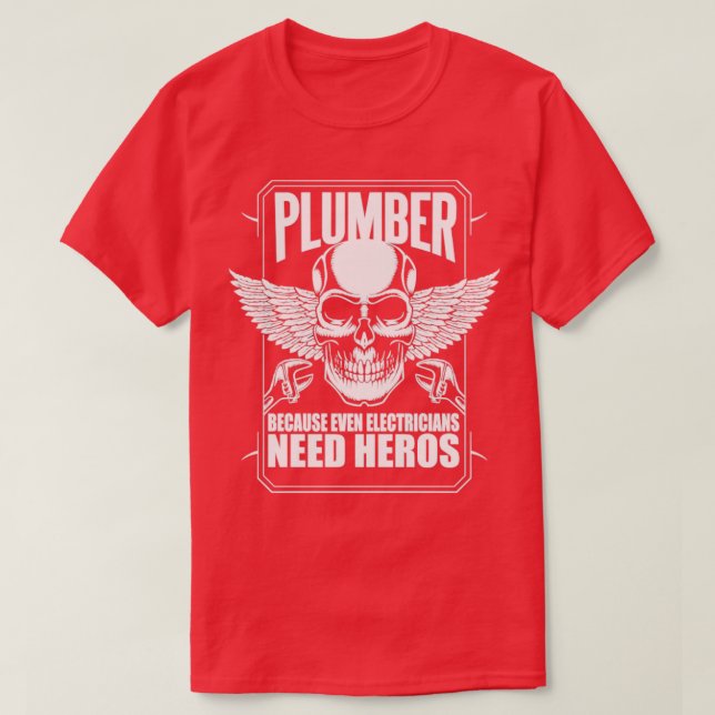 T-shirt Héros du plombier (Design devant)