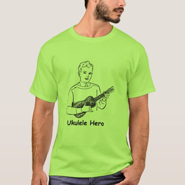 T-shirt Héros d'ukulélé (Devant)