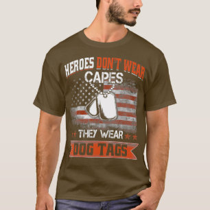 T-shirt Héros ne portent pas de capuchons Ils portent des