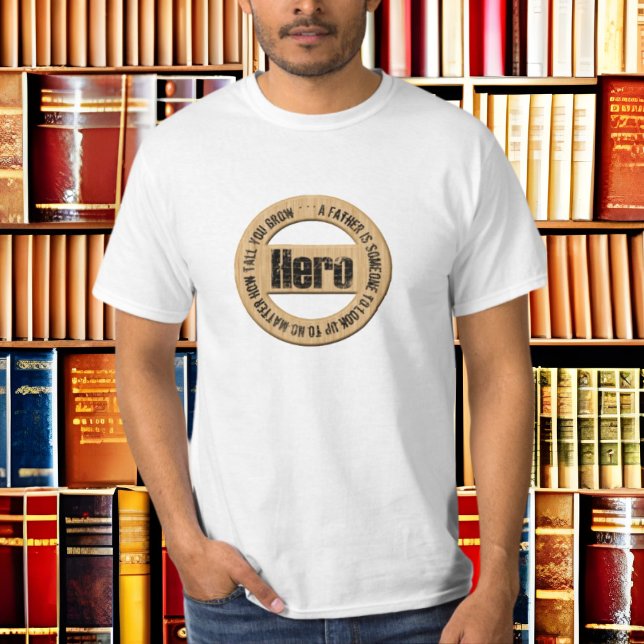 T-shirt héros papa (Créateur téléchargé)