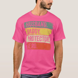 T-shirt Héros protecteur du mari papa