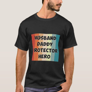 T-shirt Héros protecteur papa mari