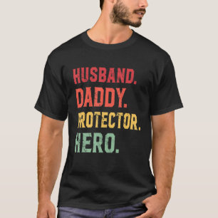 T-shirt Héros protecteur papa mari pour papa 1
