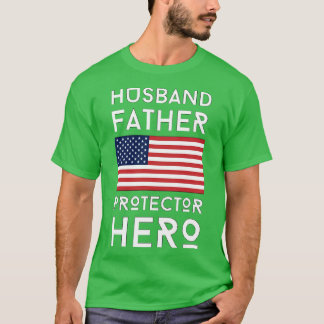 T-shirt Héros protecteur père mari