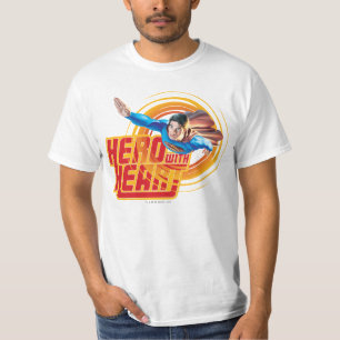 T-shirt Héros Superman avec coeur