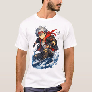 T-shirt Héros Surfeur Aqua Blaze
