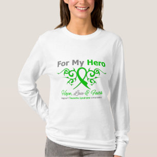 T-shirt Héros tribal de ruban de syndrome de Tourette