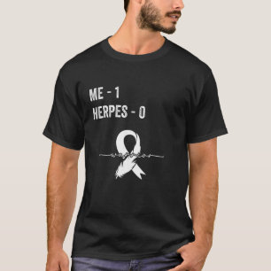 T-shirt Herpes Survivante Herpes Sensibilisation Soutien R