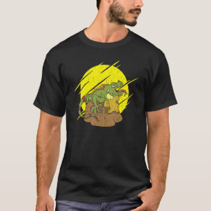 T-shirt Herpétologie du lézard tropical Iguana animal rept