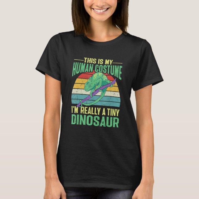 T-shirt Herpetologist Lizard Reptile Chameleon (Devant)