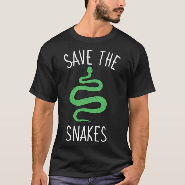 T-shirt Herpétologiste du reptile des serpent Ophiologiste (Devant)