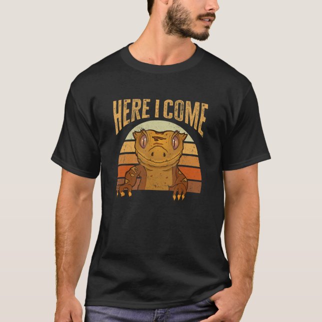 T-shirt Herpétologiste du reptile Gecko Eyelash (Devant)