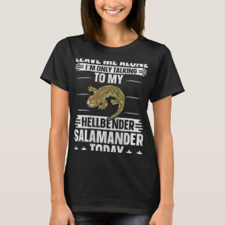 T-shirt Herpetologue Amphibien Ne Parle Qu'À Hellbender Sa