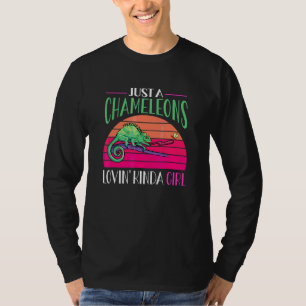 T-shirt Herpétologue Rétro Lézard Reptile Caméléon