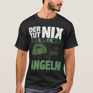 T-shirt Herren Der tut nix der nur angelen   Angler