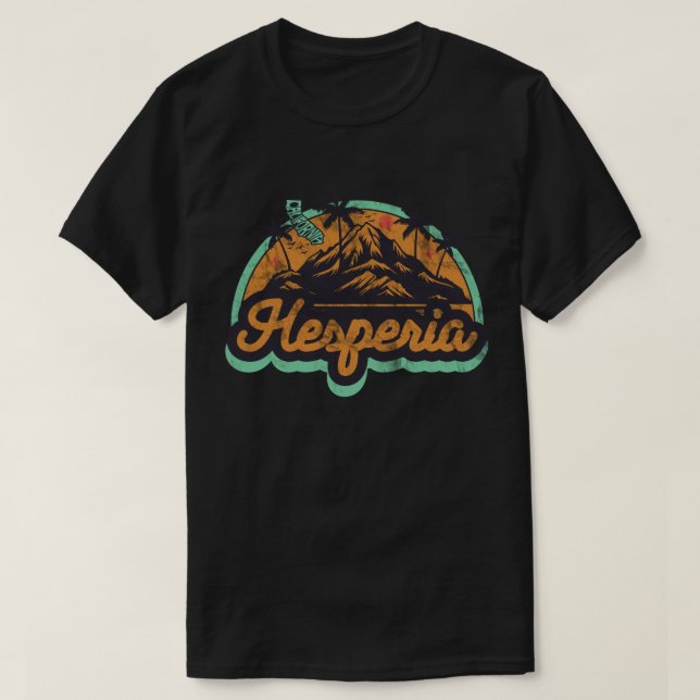 T-shirt Hesperia, Californie (Design devant)